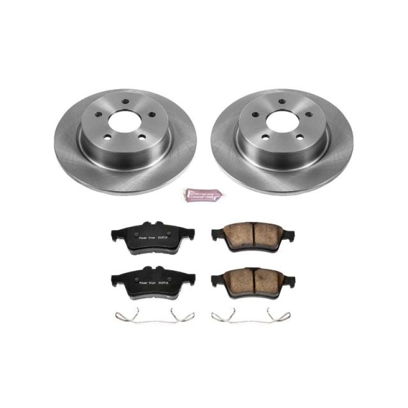 PSB Autospecialty Kit - Power Stop 13-18 Ford C-Max Rear Autospecialty Brake Kit