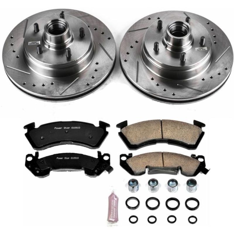 PSB Z23 Evolution Kit - Power Stop 91-93 Chevrolet Caprice Front Z23 Evolution Sport Brake Kit