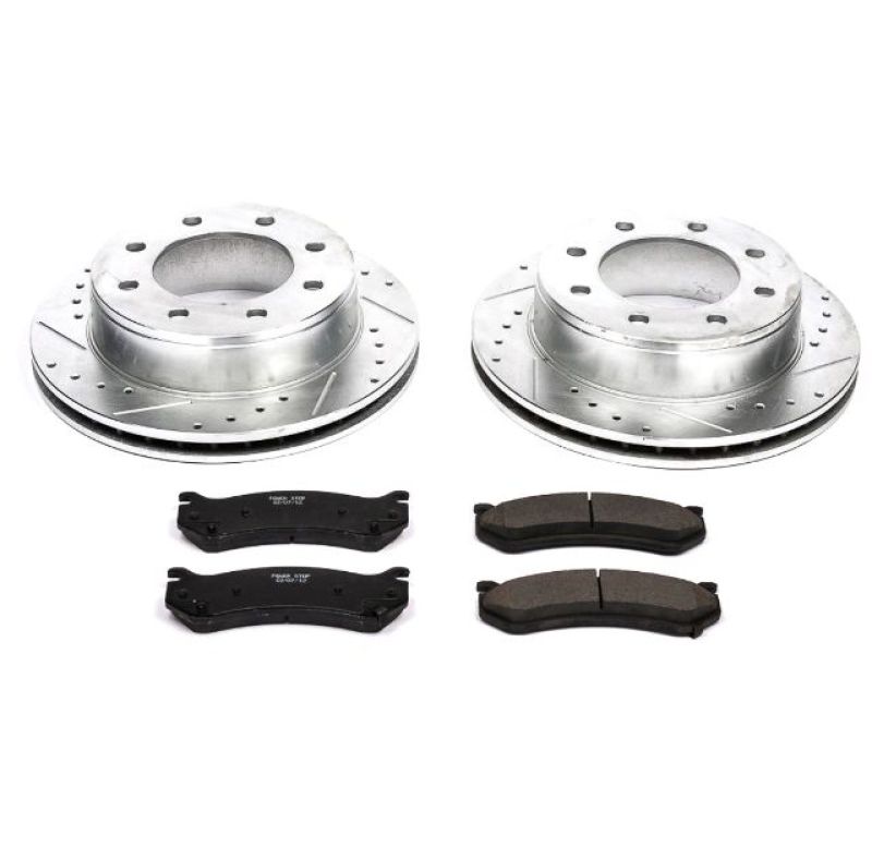 PSB Z23 Evolution Kit - Power Stop 01-03 Chevrolet Silverado 1500 HD Rear Z23 Evolution Sport Brake Kit