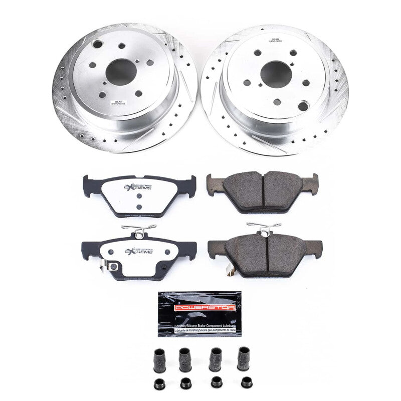 PSB Z26 Street Warrior Kit - Power Stop 2021 Subaru WRX Rear Z26 Street Brake Kit
