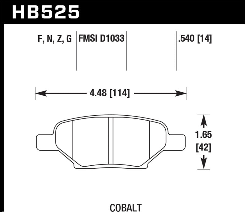 HAWK HPS Brake Pad Sets - Hawk HPS Street Brake Pads