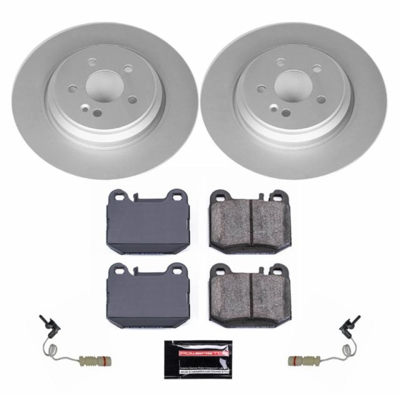 PSB Z23 Evolution Coated Kit - Power Stop 00-01 Mercedes-Benz ML430 Rear Z23 Evolution Sport Coated Brake Kit