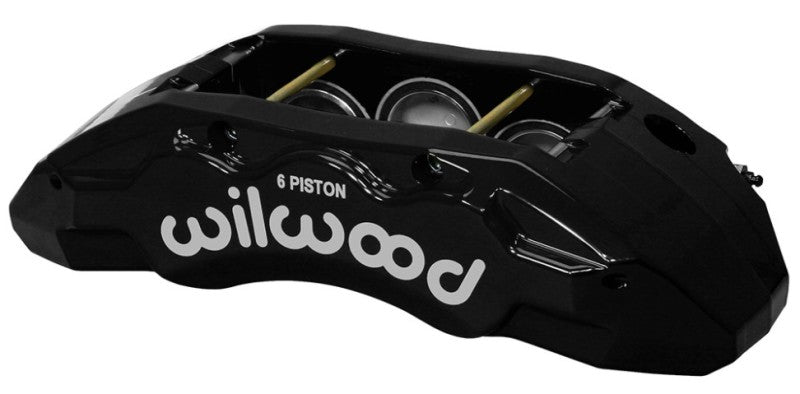 WIL TX6R Caliper - Wilwood Caliper-TX6R- R/H - Black 2.00/1.88/1.88in Pistons 1.38in Disc