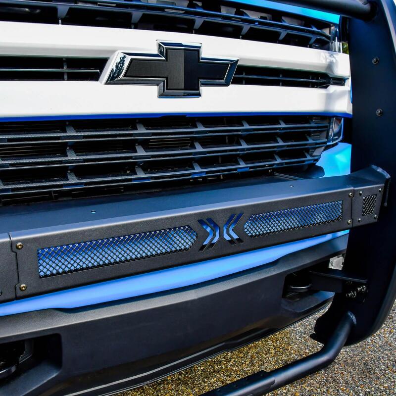 WES Sportsman Grille Guards - Westin 19-21 Chevy 1500 Sportsman X Grille Guard - Textured Black (Excl. 2019 Silverado LD)