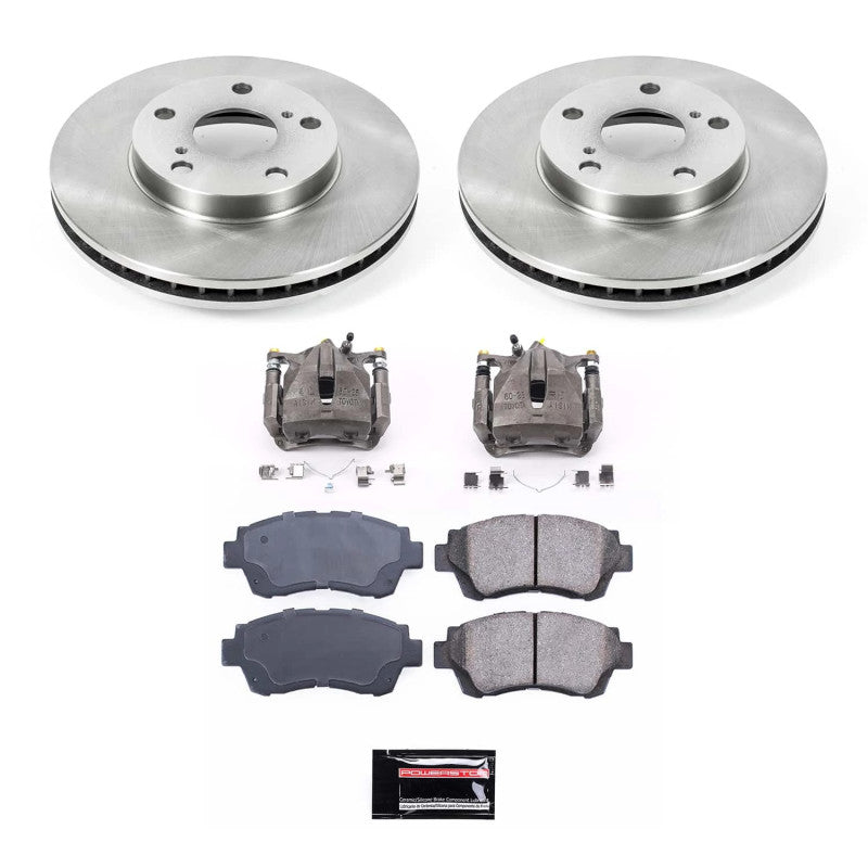PSB Autospecialty Kit w/Cals - Power Stop 98-00 Toyota Sienna Front Autospecialty Kit w/Calipers