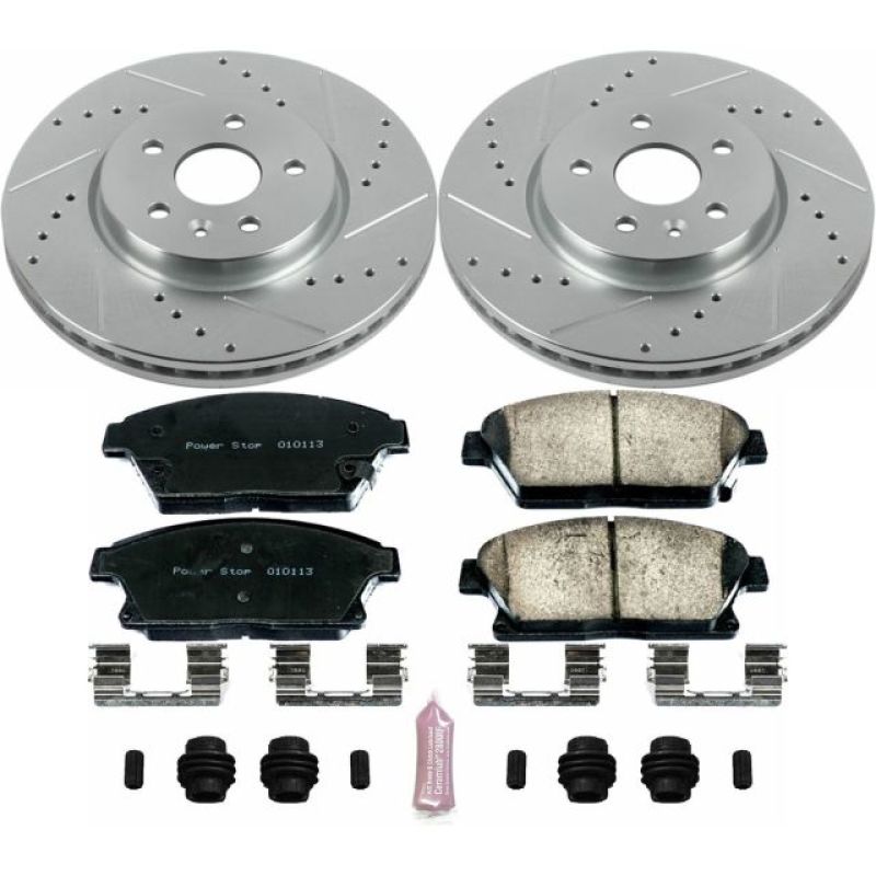 PSB Z23 Evolution Kit - Power Stop 15-16 Chevrolet Trax Front Z23 Evolution Sport Brake Kit