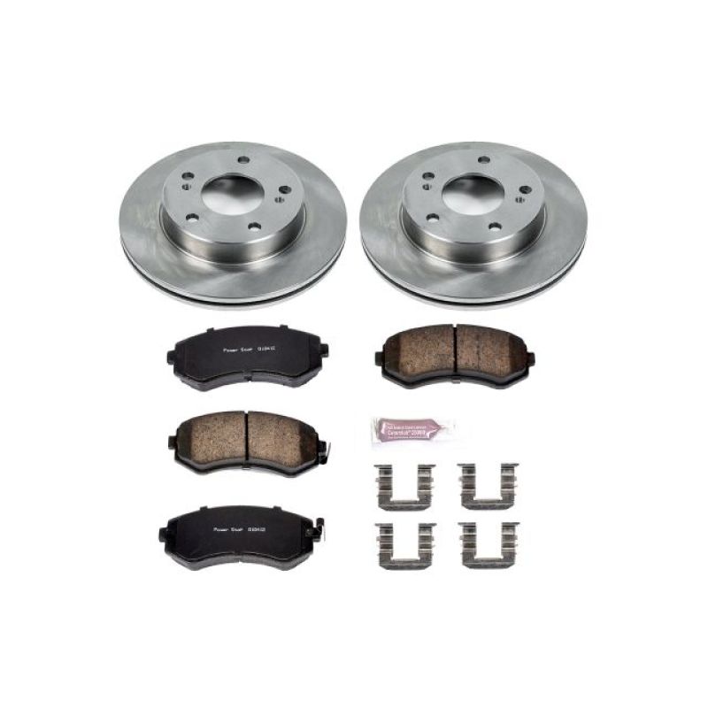 PSB Autospecialty Kit - Power Stop 94-96 Nissan 240SX Front Autospecialty Brake Kit