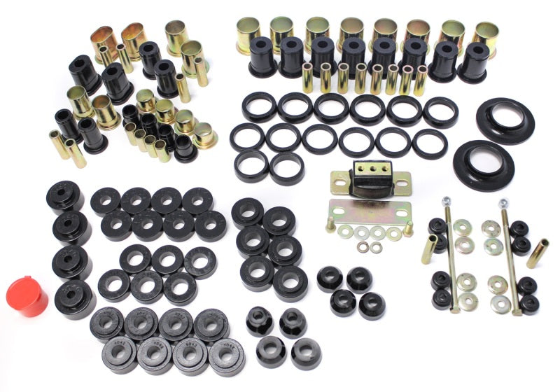 ES Hyper-Flex Sets - Black - Energy Suspension 66-72 Chevelle Black Hyper-flex Master Bushing Set