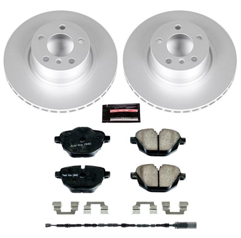 PSB Z23 Evolution Coated Kit - Power Stop 11-17 BMW X3 Rear Z23 Evolution Sport Coated Brake Kit