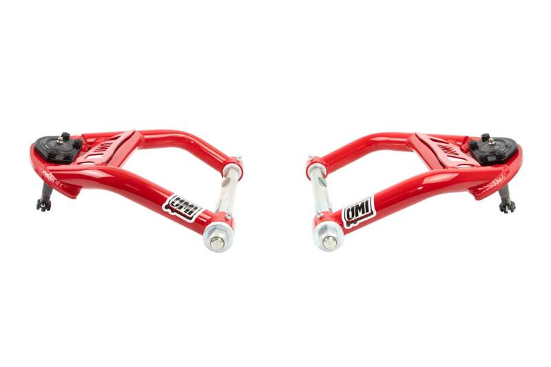 UMI Control Arm Kits - UMI Performance 64-72 GM A-Body Tubular Upper & Lower Front A-Arm Kit- Delrin Bushings