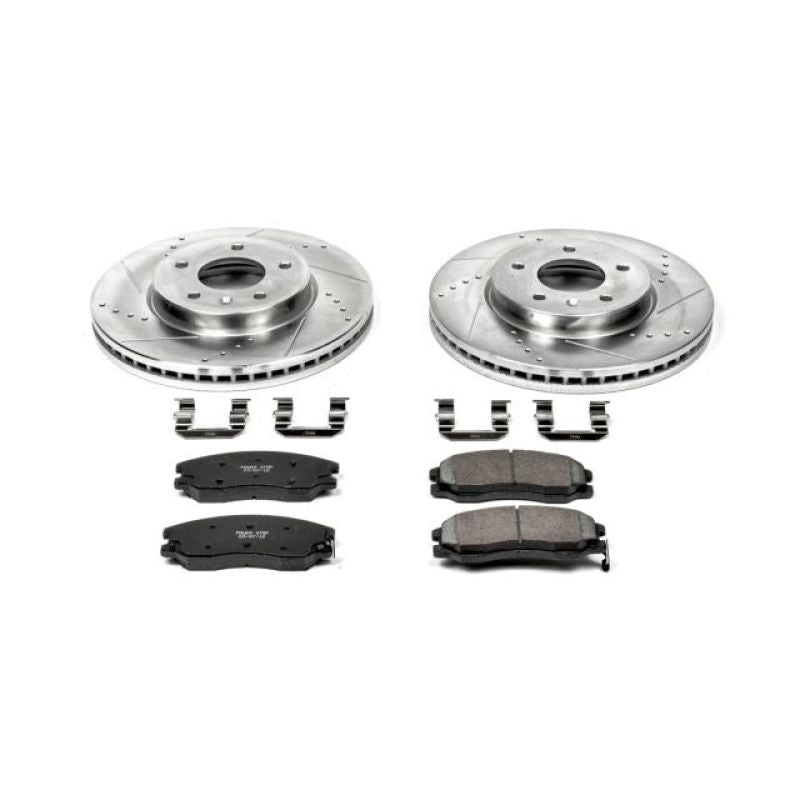 PSB Z23 Evolution Kit - Power Stop 12-15 Chevrolet Captiva Sport Front Z23 Evolution Sport Brake Kit