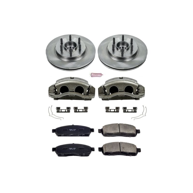 PSB Autospecialty Rotor - Power Stop 06-08 Lincoln Mark LT Front Autospecialty Kit w/Cals