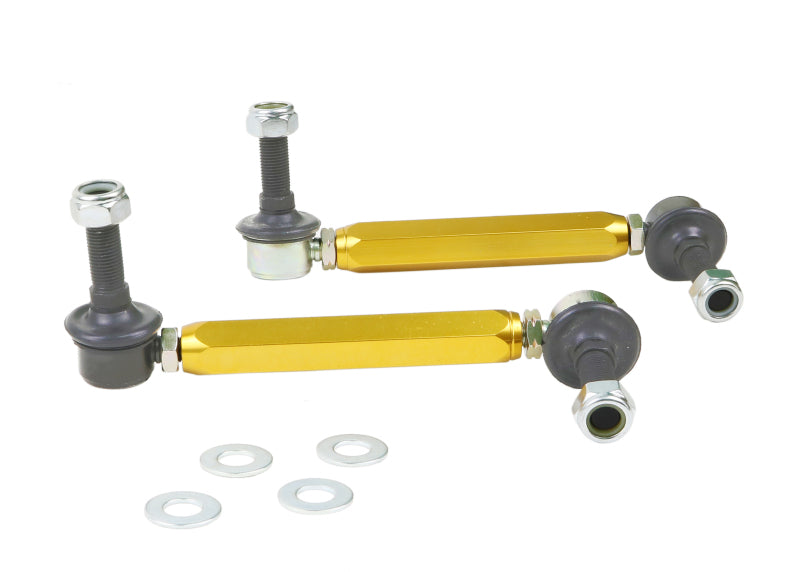 WL Sway Bar Links - Whiteline 11+ Ford Ranger PX 2WD/4WD Rear Swaybar link kit-Adjustable Extra Heavy Duty Ball Link