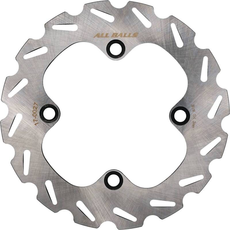 ABR Brake Rotors - All Balls Racing 09-14 Yamaha YFM550 Grizzly Brake Disc Rear