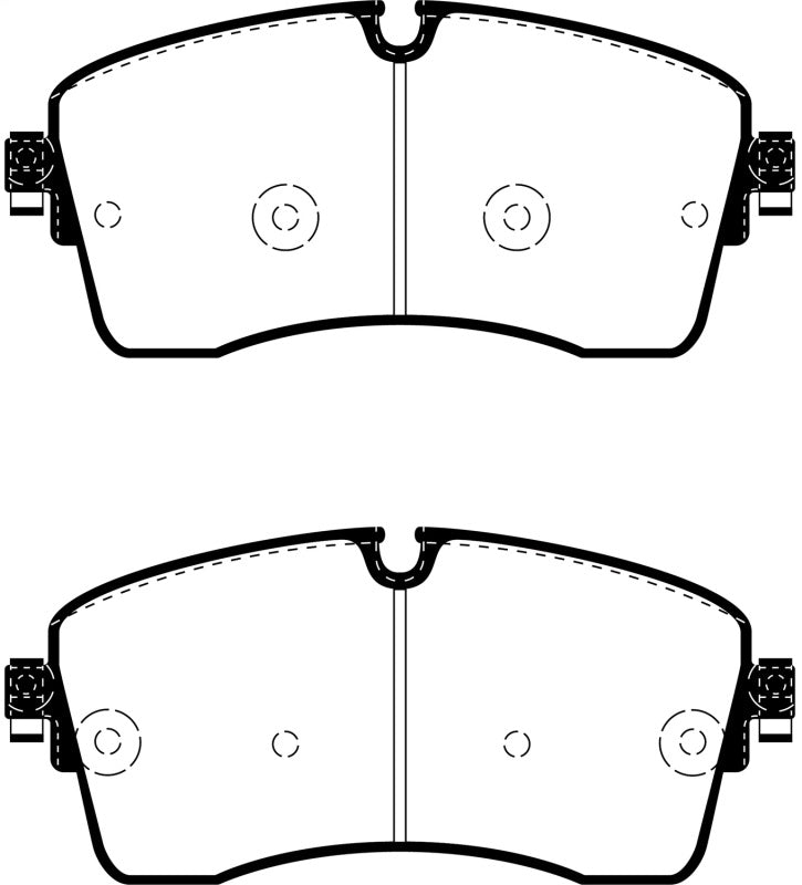 EBC Yellowstuff Brake Pad Sets - EBC 2018+ Jaguar E-Pace 2.0L Turbo (246) Yellowstuff Front Brake Pads