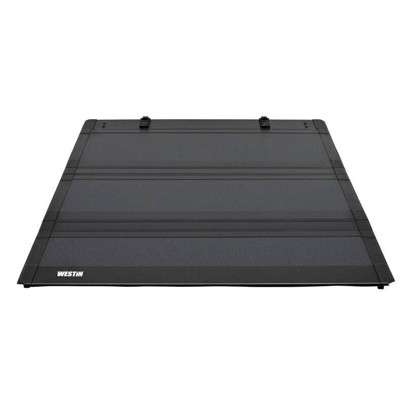 WES Hard Tri-Fold Tonneau Covers - Westin 14-19 Chevrolet/GMC 1500/2500/3500 6ft. 7in. Bed Hard Tri-Fold Tonneau Cover - Black