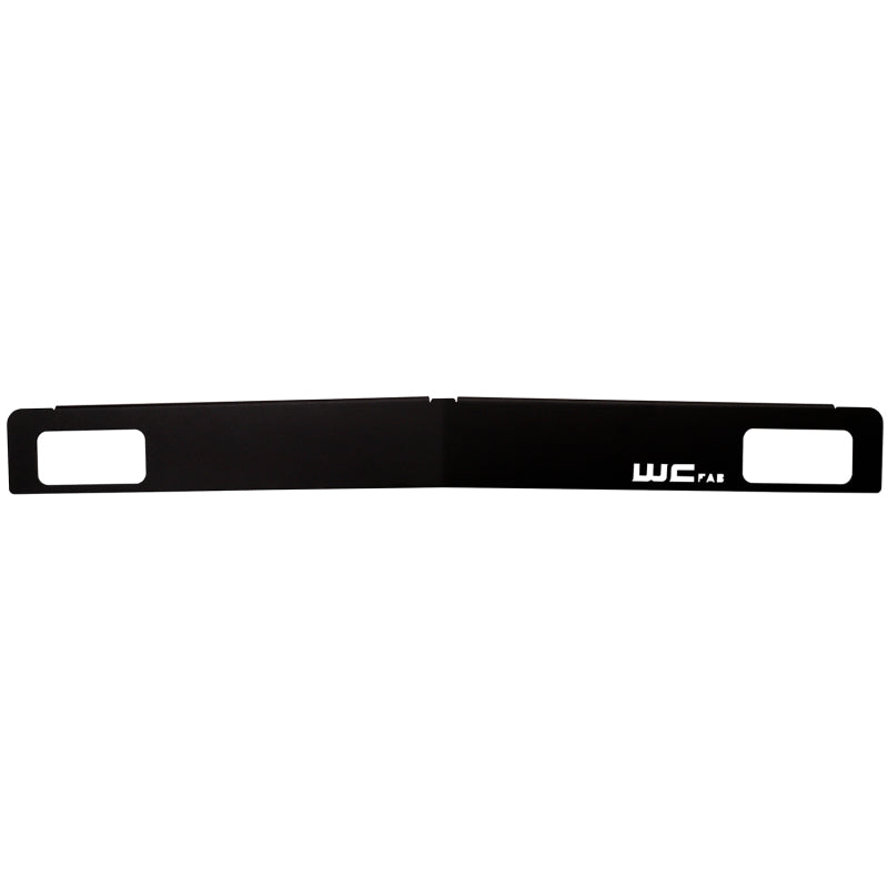 WCF Bumper Grilles - Wehrli 15-19 Chevrolet 2500/3500 Front Bumper Valance Filler Panel Kit w/Tow Hooks - Texture Black