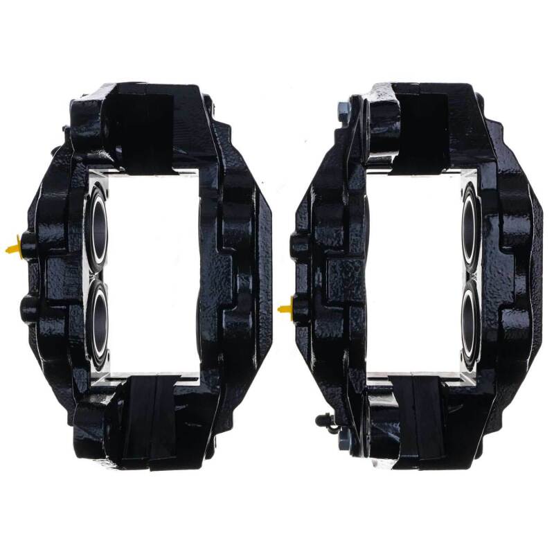 PSB Black Calipers - Power Stop 07-15 Toyota Tundra Front Black Caliper Pair w/o Bracket