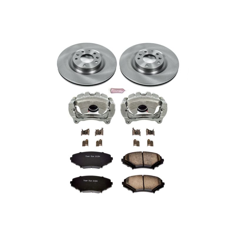 PSB Autospecialty Kit w/Cals - Power Stop 04-11 Mazda RX-8 Front Autospecialty Brake Kit w/Calipers
