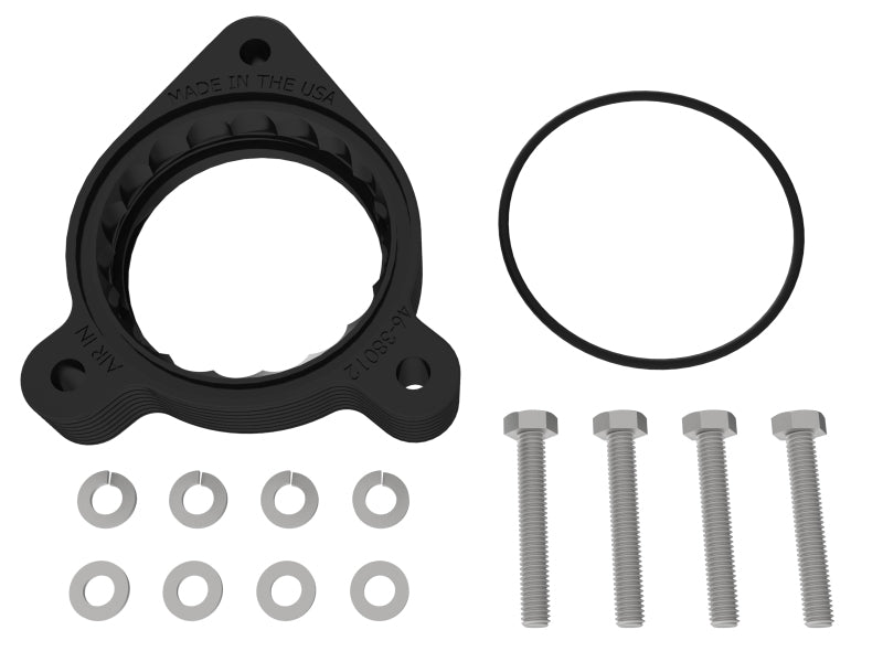 AFE Silver Bullet TBS - aFe Silver Bullet Throttle Body Spacer 19-21 Toyota Corolla L4 2.0L - Black