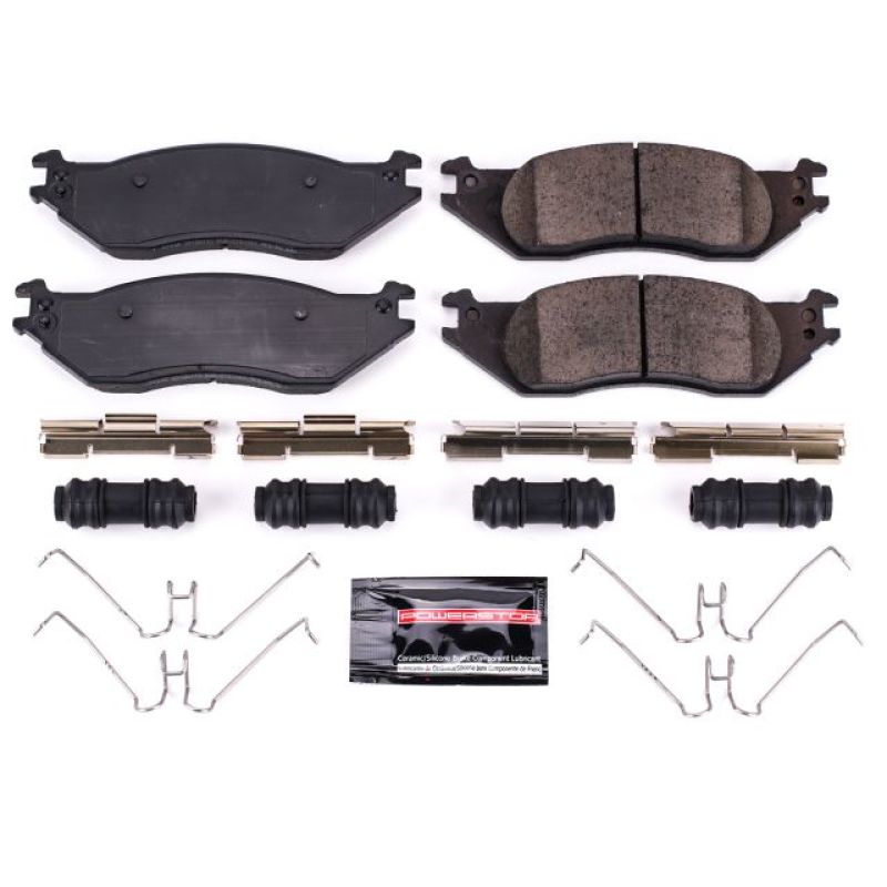 PSB Z23 Evolution Brake Pads - Power Stop 04-06 Ford E-150 Front Z23 Evolution Sport Brake Pads w/Hardware