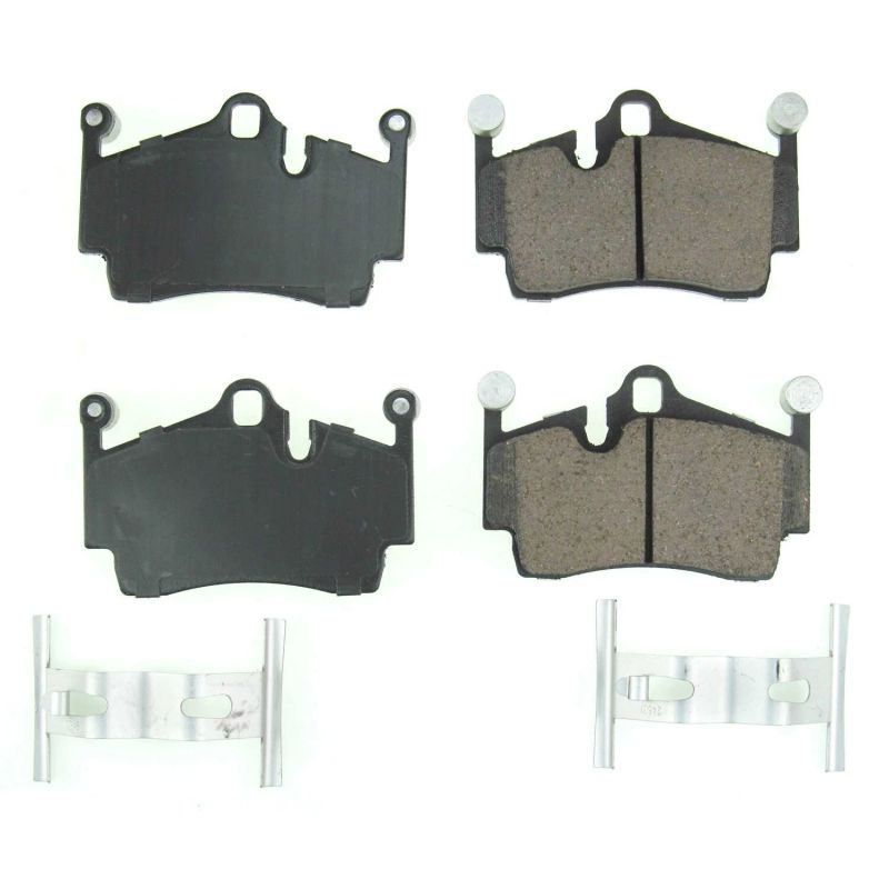 PSB Z17 Evolution Brake Pads - Power Stop 17-18 Porsche 718 Boxster Rear Z17 Evolution Ceramic Brake Pads w/Hardware