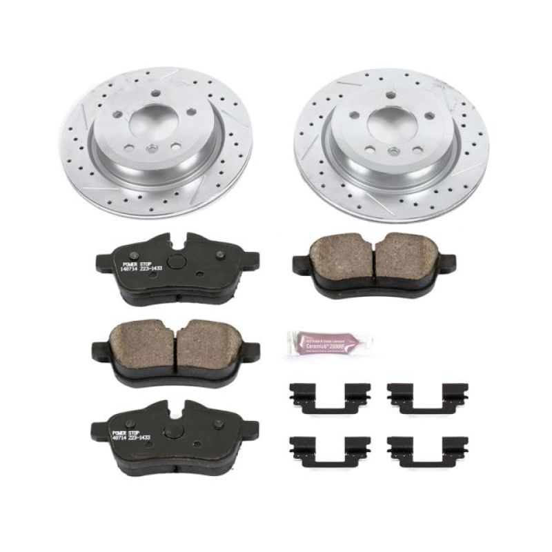 PSB Z23 Evolution Kit - Power Stop 09-10 BMW Z4 Rear Z23 Evolution Sport Brake Kit