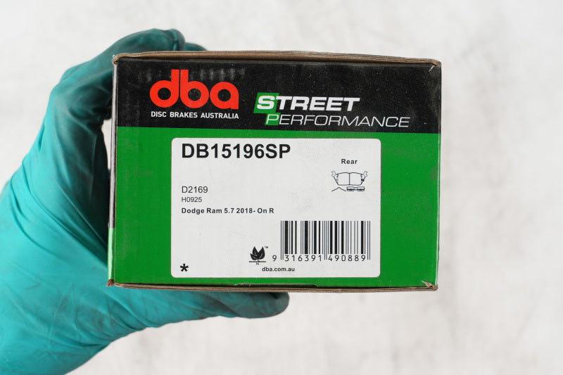 DBA SP Performance Brake Pads - DBA 19-22 Ram 1500 (New Body Style) SP Performance Rear Brake Pads