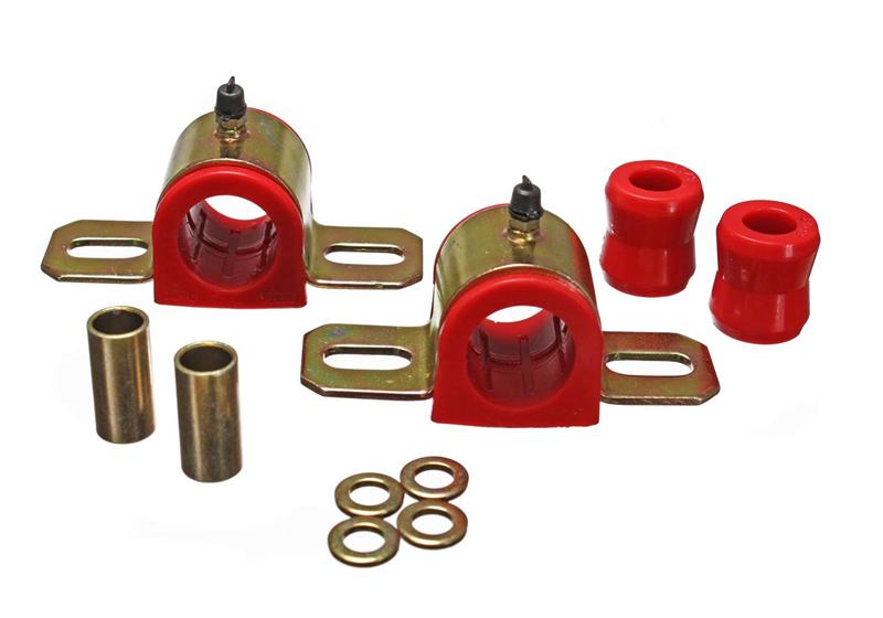 ES Sway Bar Bushings - Red - Energy Suspension Jeep 30Mm Front Sway Bar Set - Red