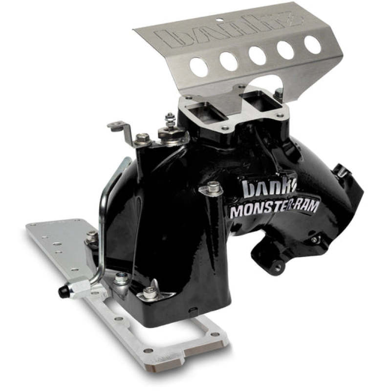 GBE Monster-Ram Intake - Banks Power 13-18 Ram 6.7L Monster-Ram Intake System Gen-2 w/Fuel Line - Black w/Heater System