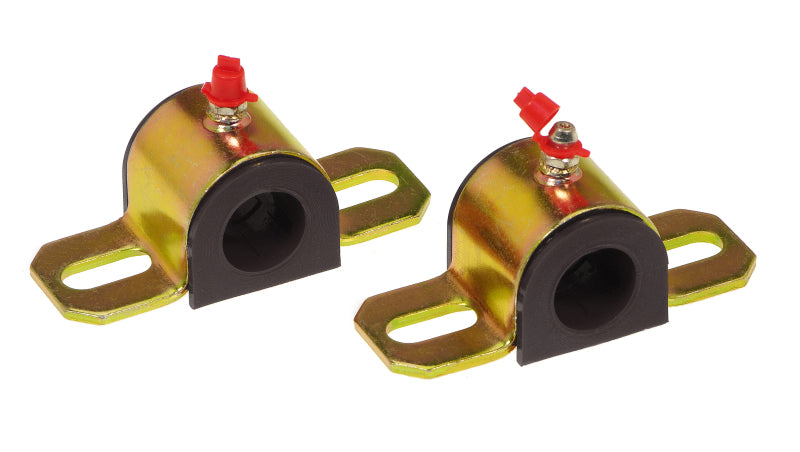 PRO Sway/End Link Bush - Blk - Prothane Universal Greasable Sway Bar Bushings - 21MM - Type A Bracket - Black