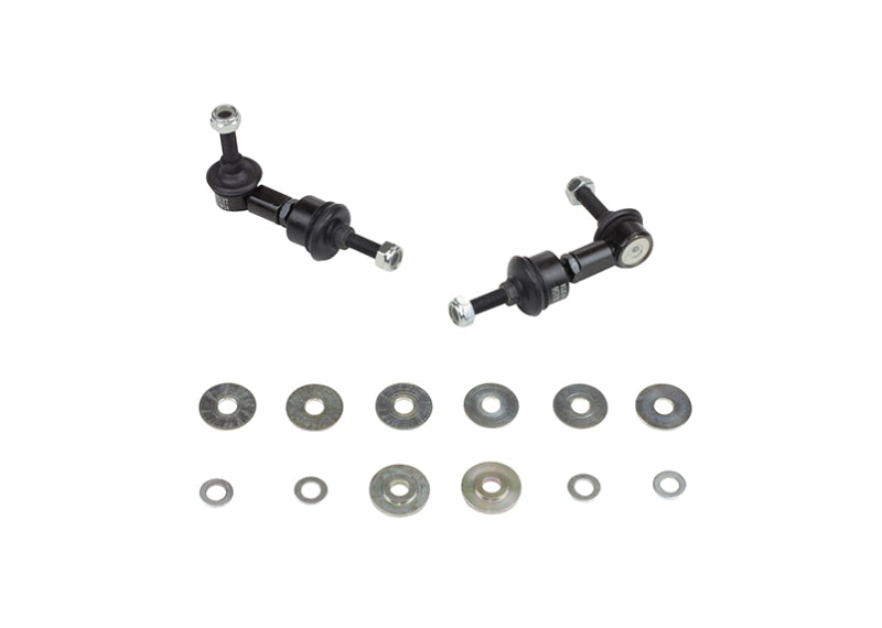 WL Sway Bar Links - Whiteline 89-98 Nissan 240SX S13 & S14 Front Swaybar link kit-adjustable ball end links