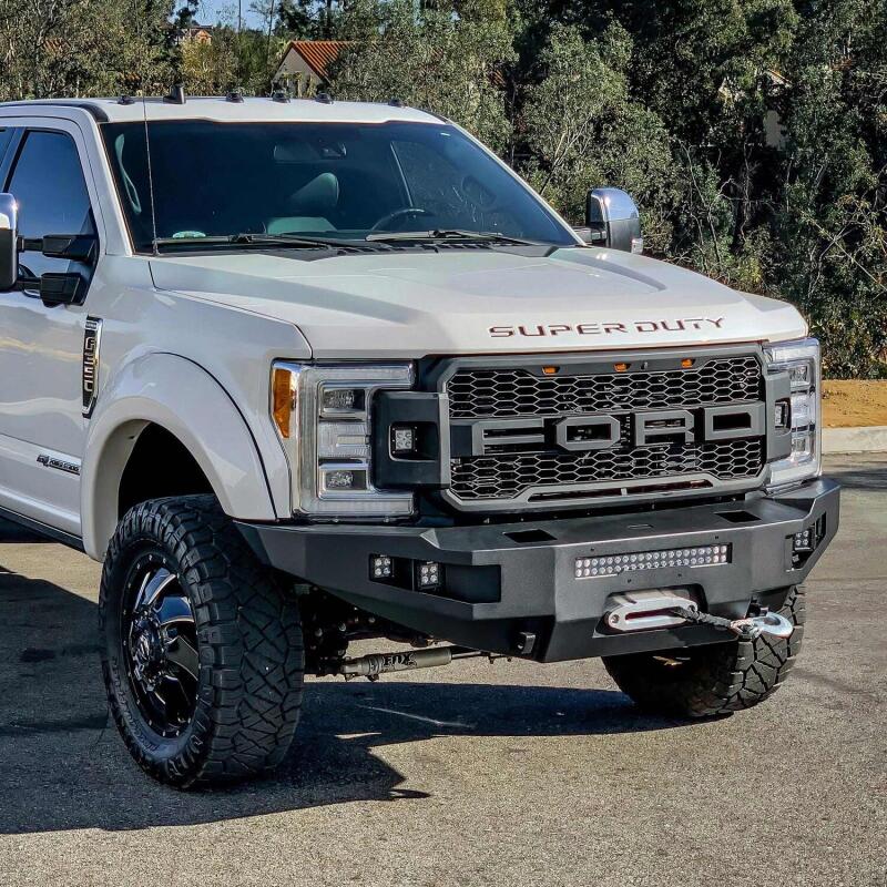 WES HDX Front Bumpers - Westin 17-22 Ford F-250/350 Pro-Series Front Bumper- Textured Black