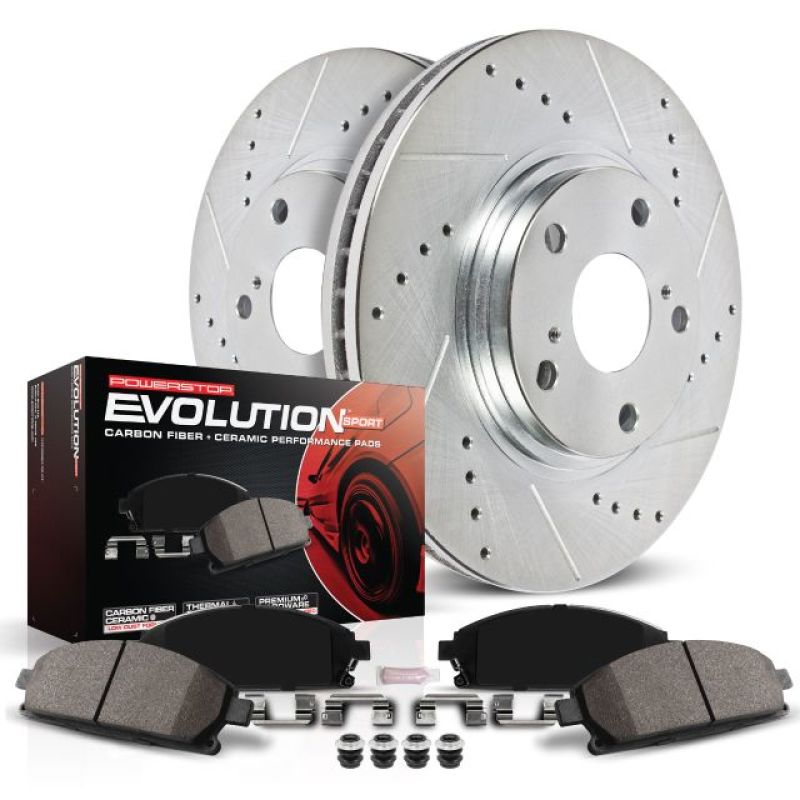 PSB Z23 Evolution Kit - Power Stop 95-02 Toyota 4Runner Front Z23 Evolution Sport Brake Kit