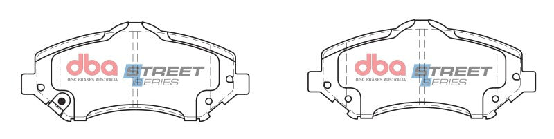 DBA Street Series Brake Pads - DBA 08-16 Chrysler Town & Country Street Series Front Brake Pads