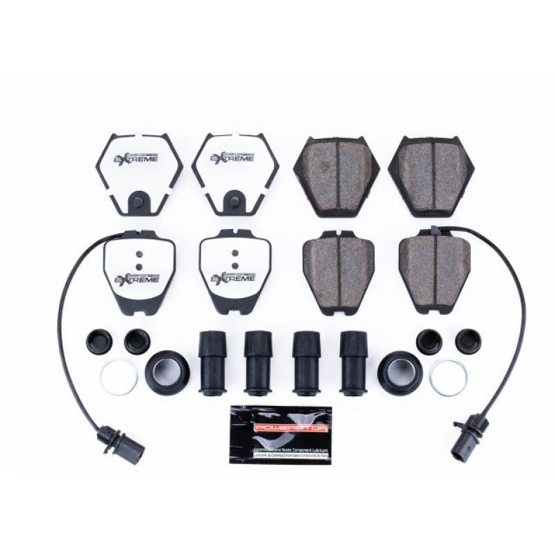 PSB Z26 Extreme Brake Pads - Power Stop 00-01 Audi A6 Quattro Front Z26 Extreme Street Brake Pads w/Hardware