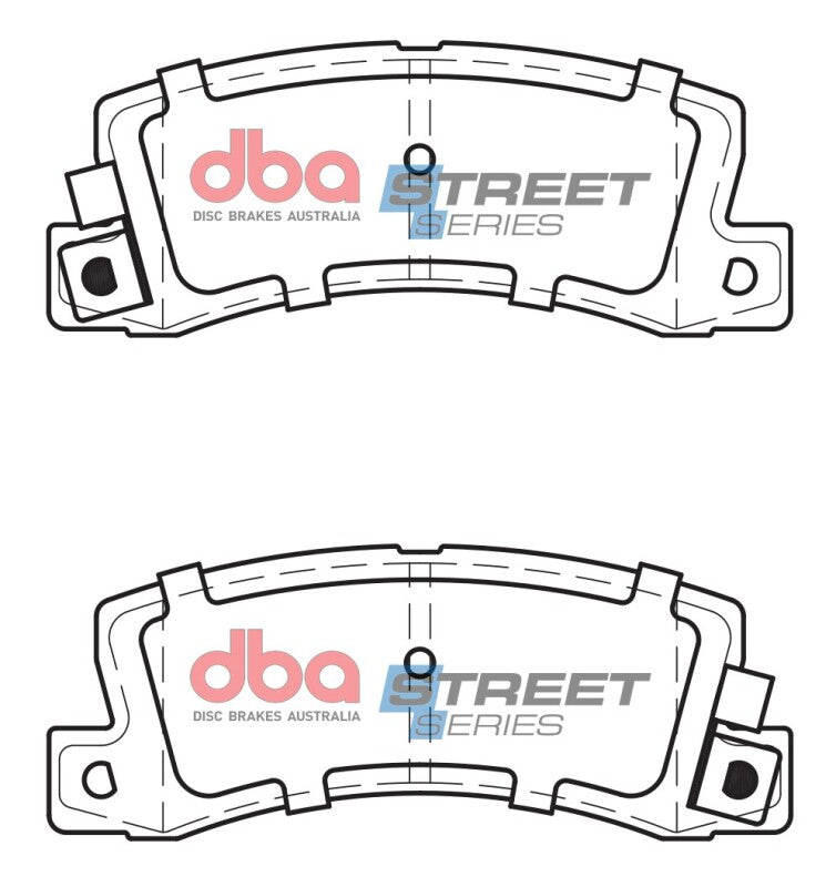 DBA Street Series Brake Pads - DBA 90-91 Lexus ES250 Street Series Rear Brake Pads