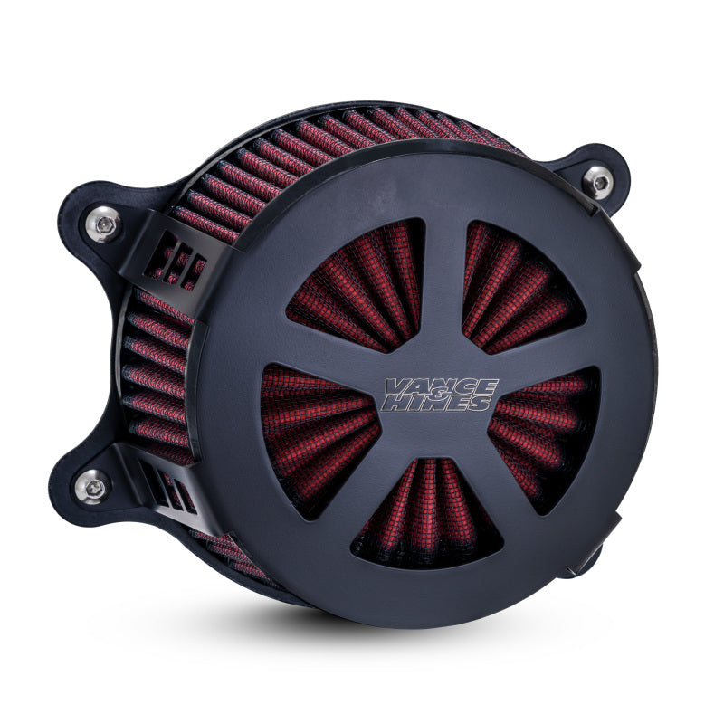VAH Radiant V Air Intakes - Vance & Hines HD Sportster 91-22 Radiant V Air Intake Black
