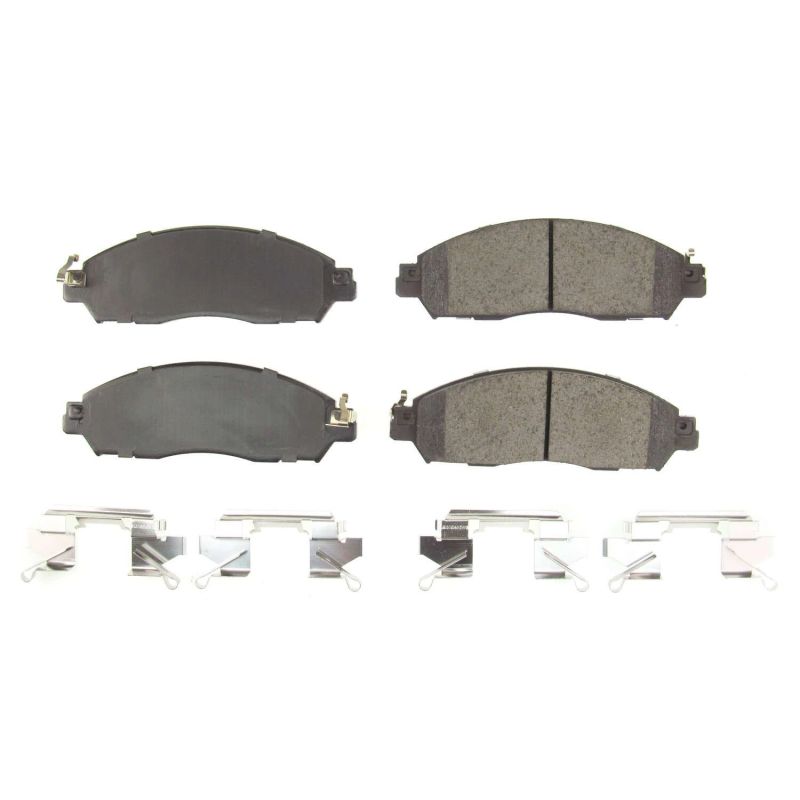 PSB Z17 Evolution Brake Pads - Power Stop 18-19 Nissan Leaf Front Z17 Evolution Ceramic Brake Pads w/Hardware