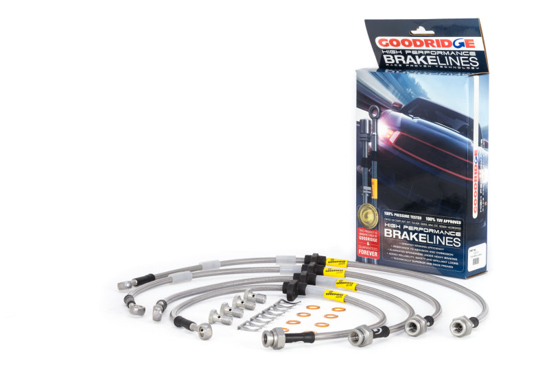 GR G-Stop Brake Line Kits - Goodridge 91-95 Acura Legend Stainless Steel Brake Lines