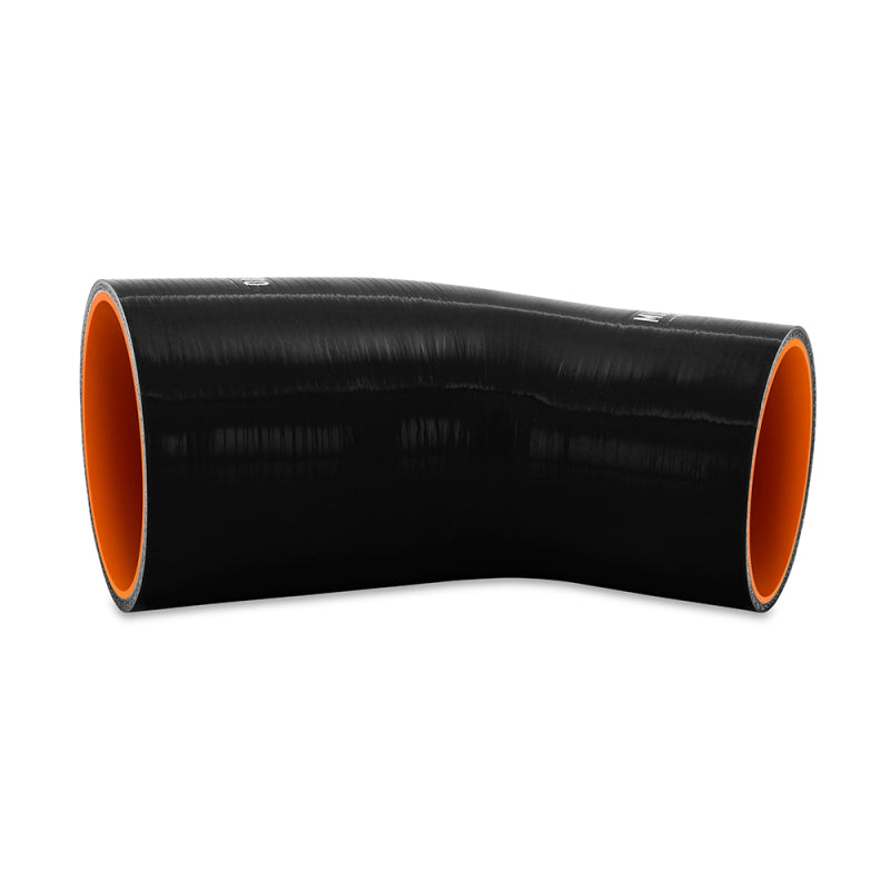 MM Couplers - 45 Deg - Mishimoto Silicone Reducer Coupler 45 Degree 3in to 3.75in - Black