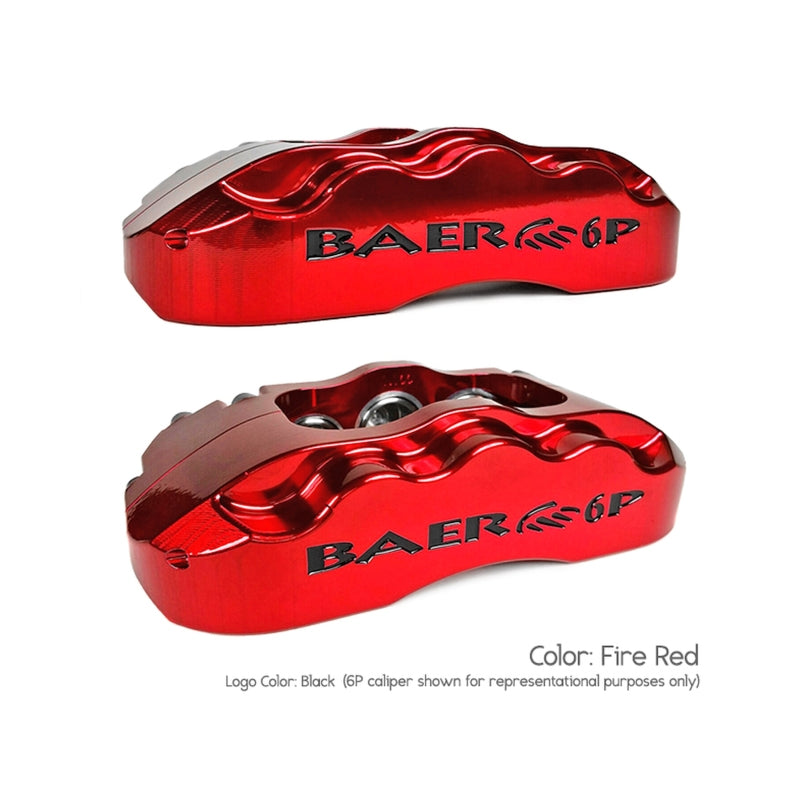 BAE Pro Brake Kits - Baer Brakes 67-69 Pontiac Firebird 14in Pro+ Rear SDZ Brake Kit - Fire Red