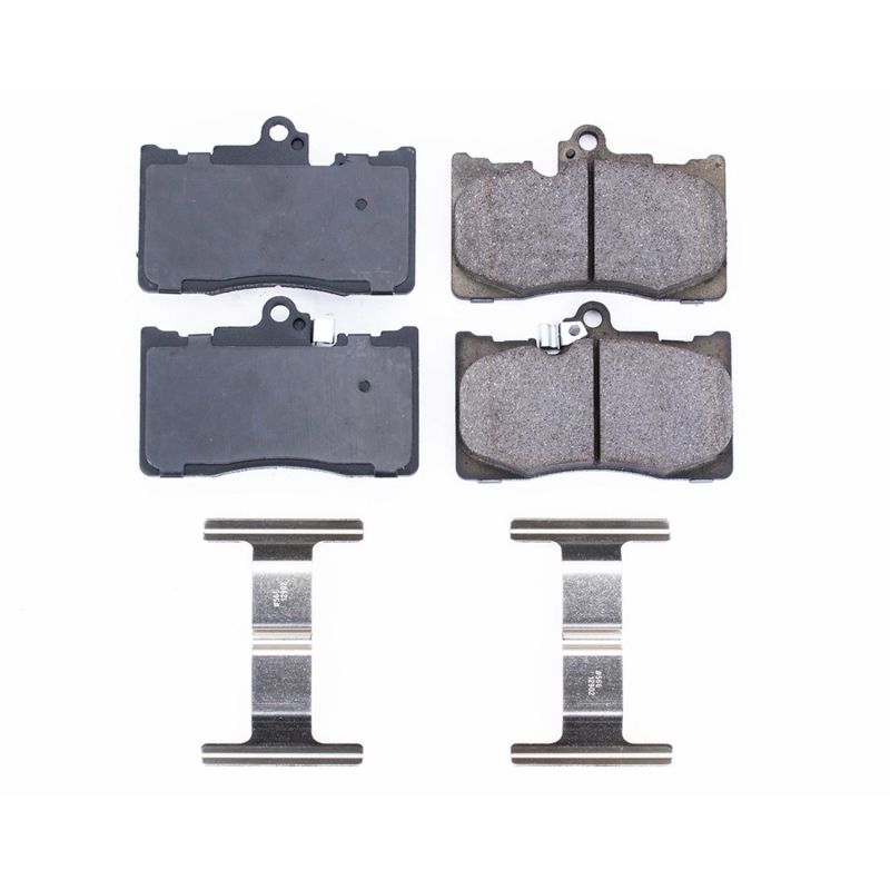 PSB Z17 Evolution Brake Pads - Power Stop 07-11 Lexus GS350 Front Z17 Evolution Ceramic Brake Pads w/Hardware