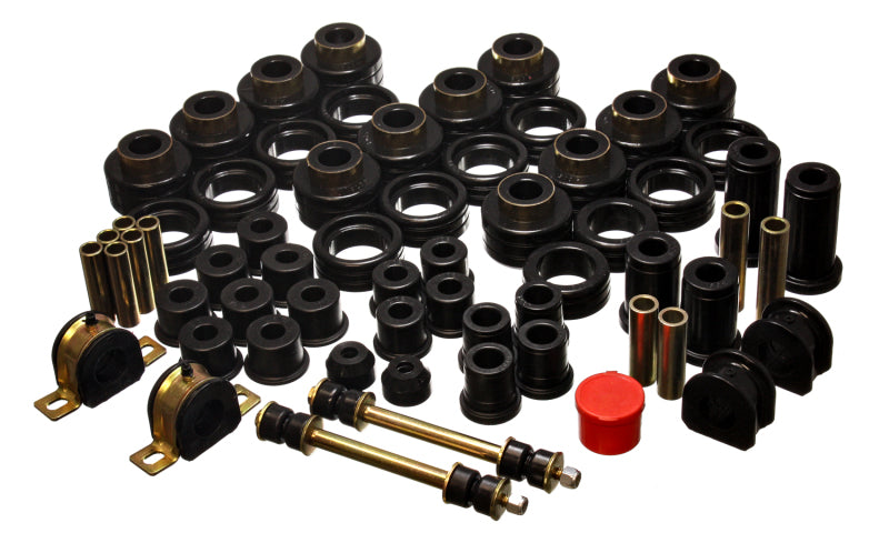 ES Hyper-Flex Sets - Black - Energy Suspension 92-97 Chevy Suburban 4WD Black Hyper-flex Master Bushing Set