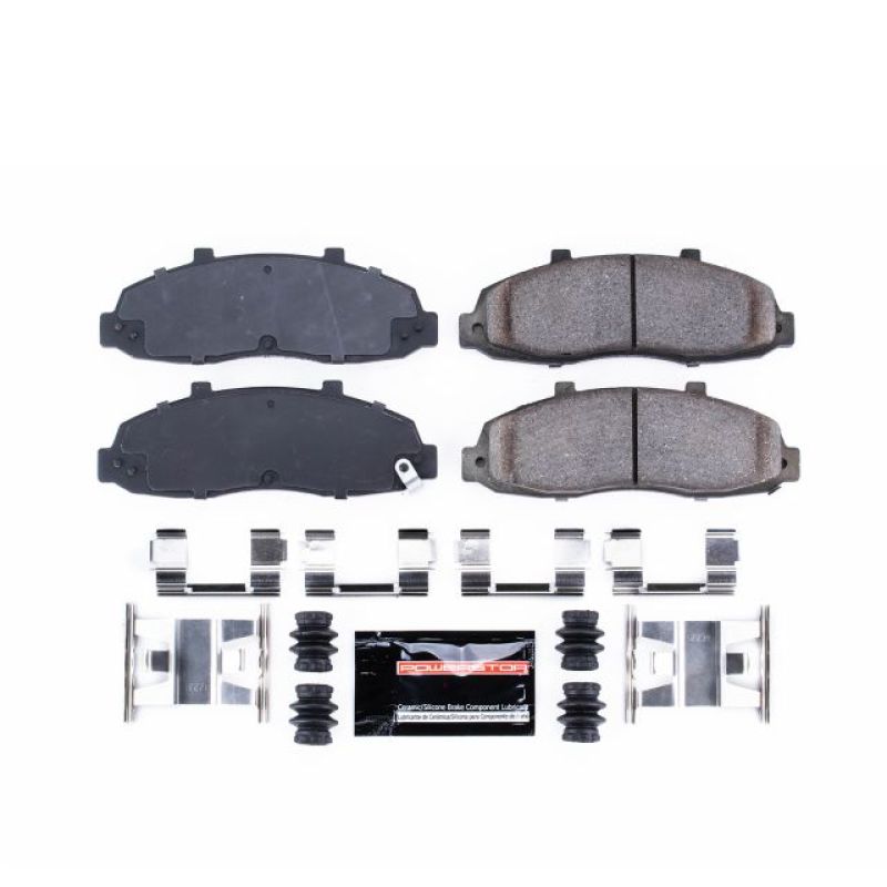 PSB Z23 Evolution Brake Pads - Power Stop 97-03 Ford F-150 Front Z23 Evolution Sport Brake Pads w/Hardware