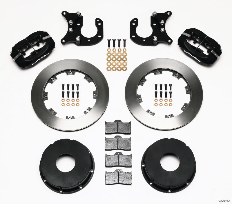 WIL Dynalite Brake Kit - Wilwood Forged Dynalite P/S Rear Kit Big Ford 2.36in Offset Currie Blank