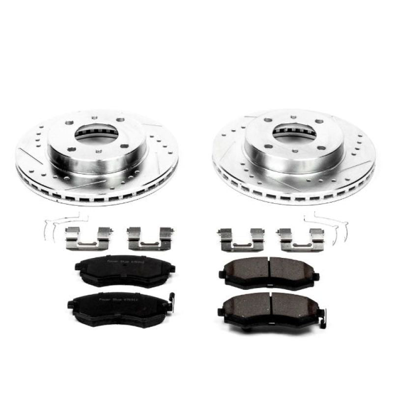 PSB Z23 Evolution Kit - Power Stop 91-96 Infiniti G20 Front Z23 Evolution Sport Brake Kit