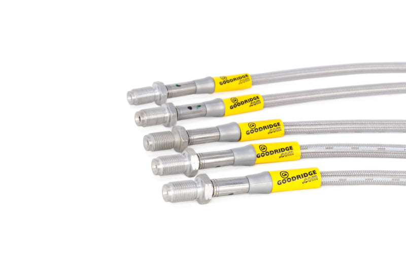 GR G-Stop Brake Line Kits - Goodridge 8/84-7/87 Toyota Corolla GTS Stainless Steel Brake Line Kit