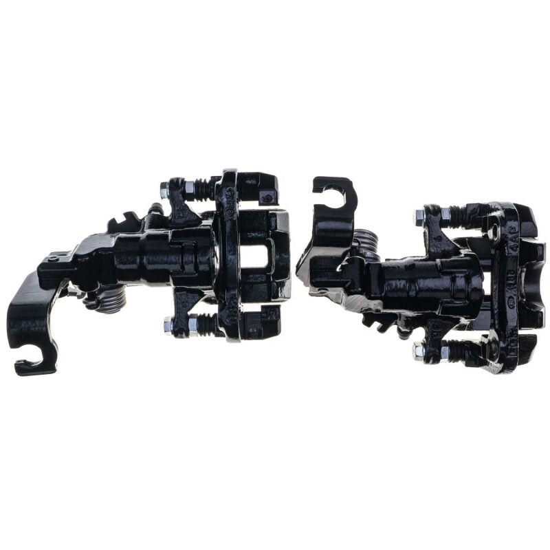 PSB Black Calipers - Power Stop 04-08 Acura TSX Rear Black Caliper - Pair w/Bracket