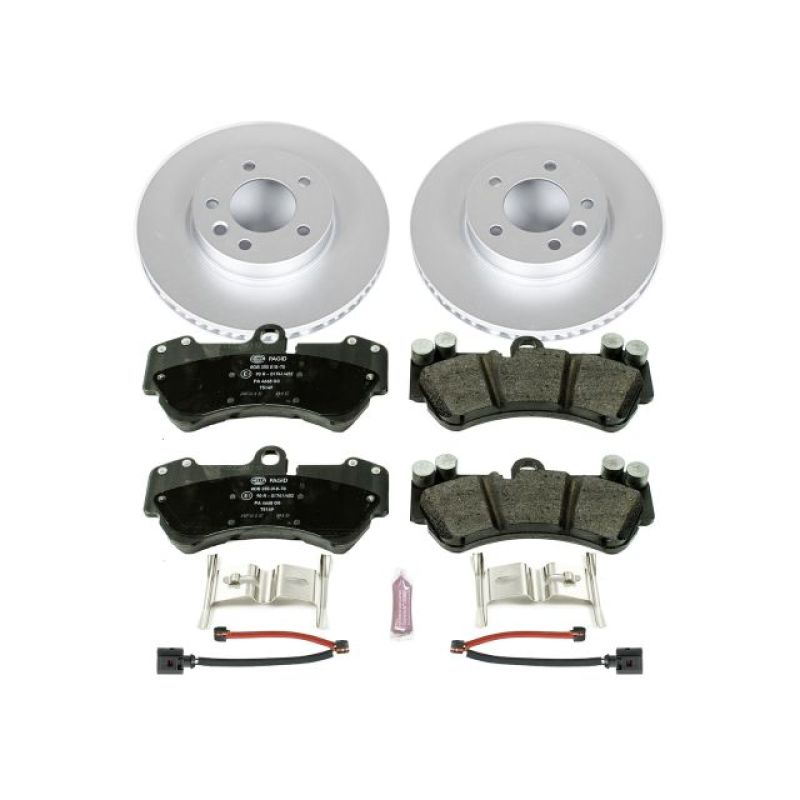 PSB Euro-Stop Kit - Power Stop 04-06 Porsche Cayenne Front Euro-Stop Brake Kit